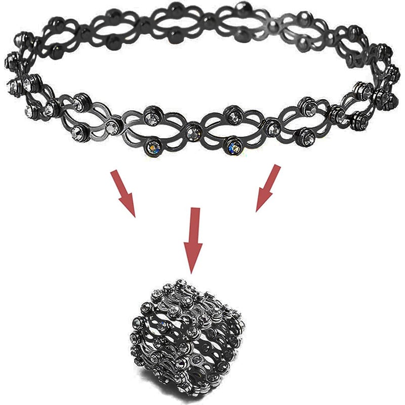 🔥Kaufe 1 erhalte 1 gratis🔥Faltbarer Ring-Armband