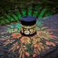 🌀Sommer-Sale 50% Rabatt 🌞💡Solar Mandala Wandleuchte für den Außenbereich, Garten, Zaun, Projektorlampe, Terrasse, Stimmungsdekoration