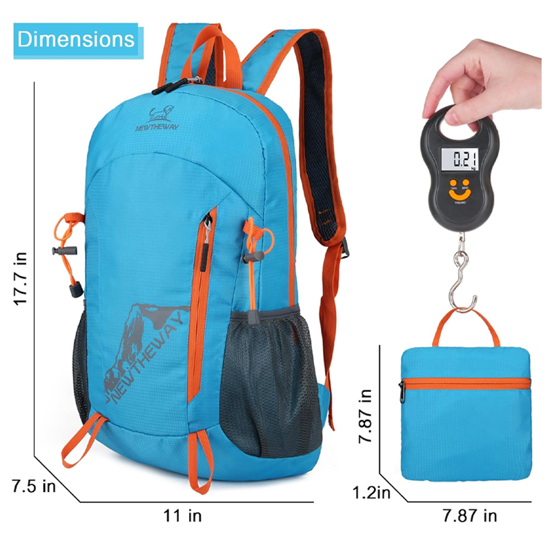 🌧️ Faltbarer, wasserdichter Campingrucksack – Leichter, tragbarer Outdoor-Reiserucksack⛺