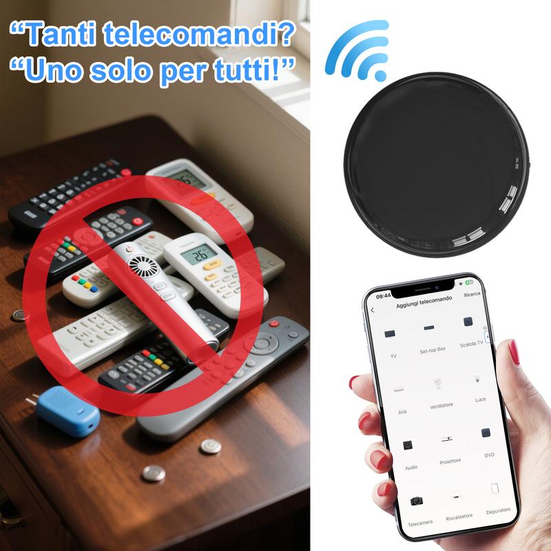 🔥【Limitierte Auflage – 50 % Rabatt】✨WLAN-Alexa-IR-Universalfernbedienung für Smart Home, All-in-One-Hub, Steuerung per App oder Sprachbefehl