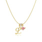 💖 LETZTER TAG – 50 % RABATT ✨ 3-lagige Anhänger-Halsketten mit Initialen A-Z 🎀 | Personalisiert & elegant