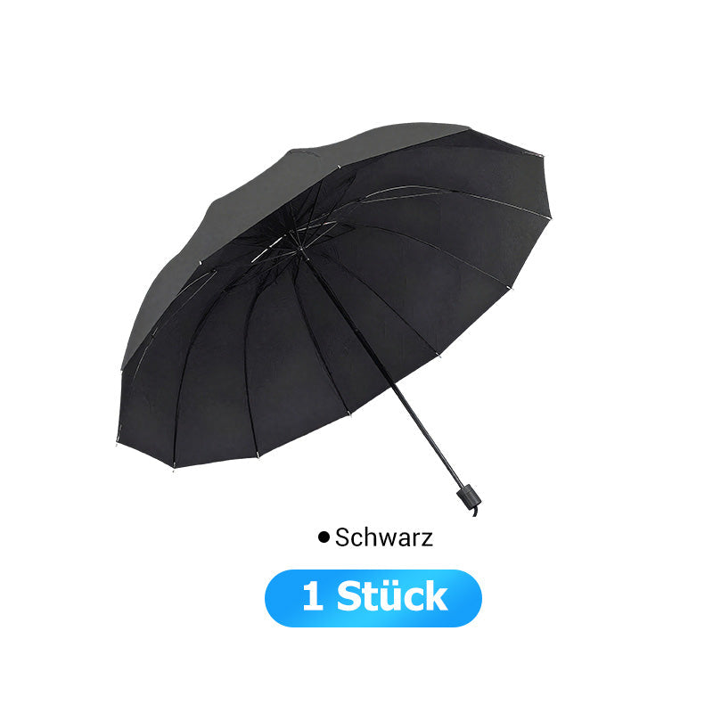 🌂50% Rabatt🔥Großer faltbarer Regenschirm mit 12 windfesten Speiche