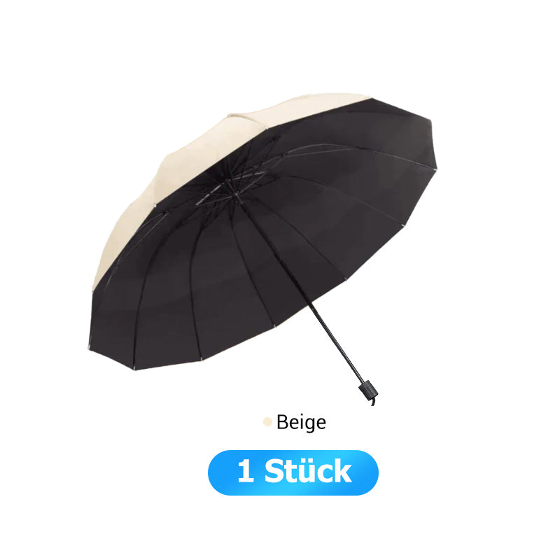 🌂50% Rabatt🔥Großer faltbarer Regenschirm mit 12 windfesten Speiche