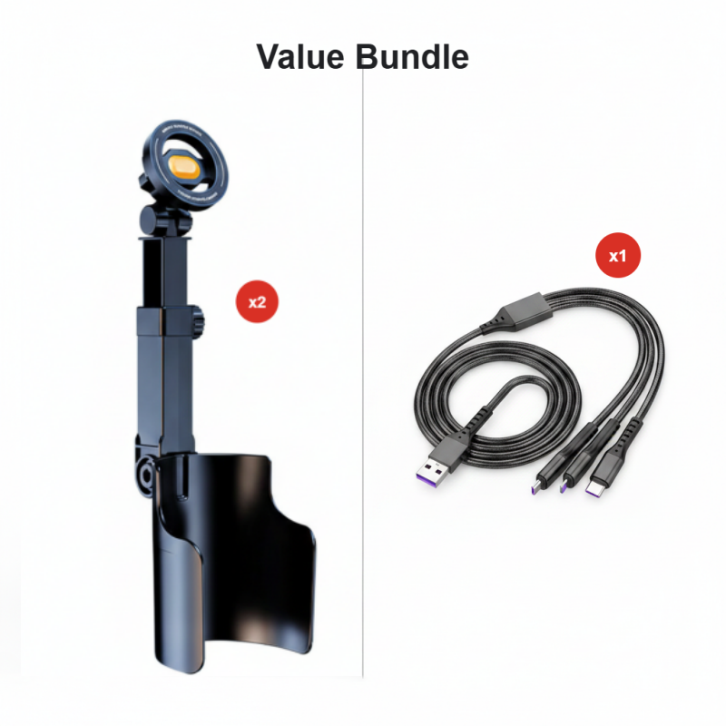 🔥 50% Rabatt!⏰🧲Handyhalterung für Getränkehalter im Auto – 360° verstellbar, starker N52-Magnet, Einhandbedienung, passend für alle Handys, stabile Magnet- und Klemmhalterungen für sicheres Fahren