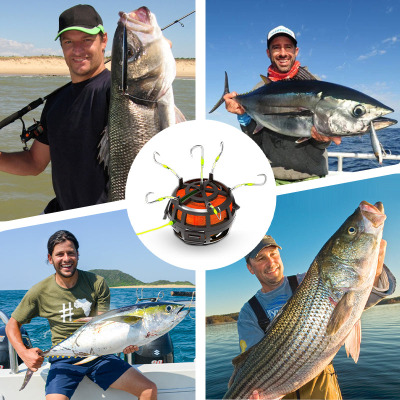 🔥 50 % RABATT! 🎣✨ 360° Schwimmender Köderkäfig-Angelhaken – Effektiv & langlebig 🐟💥