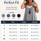 🎁Letzter Tag der Aktion: 50% Rabatt🔥 Lässiges, lockeres, ärmelloses Tanktop-Kleid in Layering-Optik für Damen