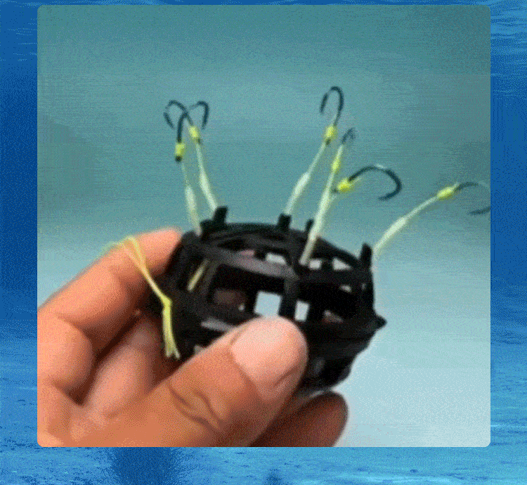 🔥 50 % RABATT! 🎣✨ 360° Schwimmender Köderkäfig-Angelhaken – Effektiv & langlebig 🐟💥
