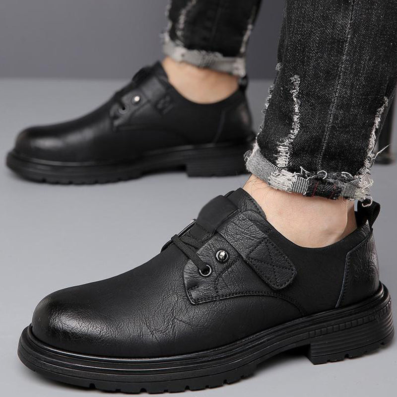 50% RABATT! 🚨Atmungsfreie Retro -PU -Leder -Softroshese von Männern