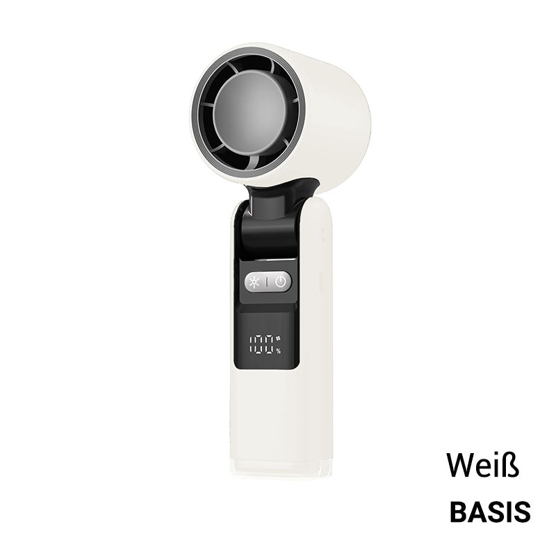 🧊❄️ SOMMERAKTION: −50% – NUR KURZE ZEIT! Mini Handventilator mit Eiskühlfunktion – 4000 mAh Akku, kompakt 183 mm, 3 Farben (Grau/Rosa/Weiß) – Perfekt für Strand, Büro & unterwegs ✨