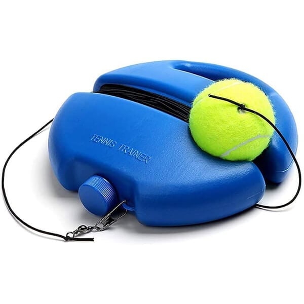 📢📢40% RABATT !!⏰🎾 Tragbarer Tennistrainer mit befüllbarem Sockel für Einzeltraining & Familie