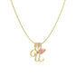 💖 LETZTER TAG – 50 % RABATT ✨ 3-lagige Anhänger-Halsketten mit Initialen A-Z 🎀 | Personalisiert & elegant
