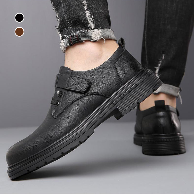 50% RABATT! 🚨Atmungsfreie Retro -PU -Leder -Softroshese von Männern