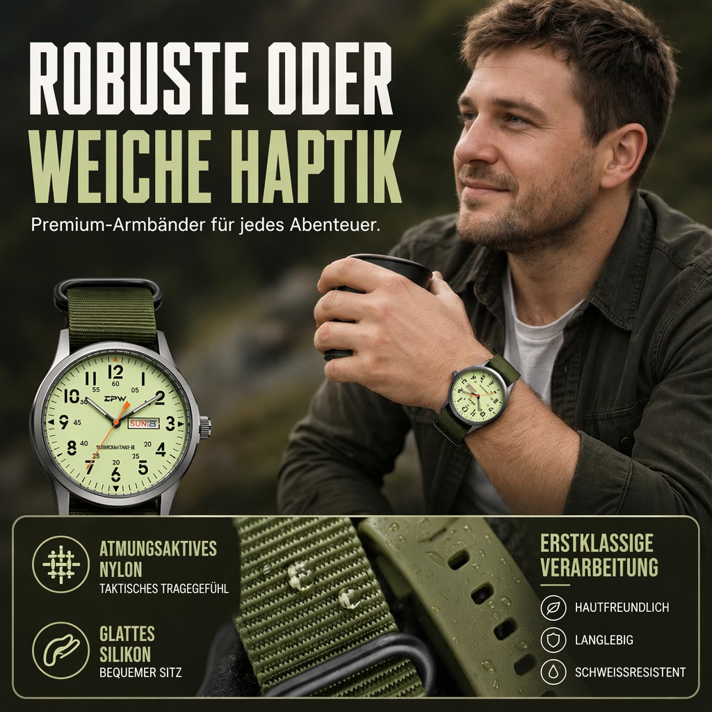 ⏳Zeitlich begrenztes Angebot⏰ Herren-Quarzuhr mit Leuchtanzeige – Doppeltes Leuchten, 30M Wasserresistent, Datumsanzeige 🕶️