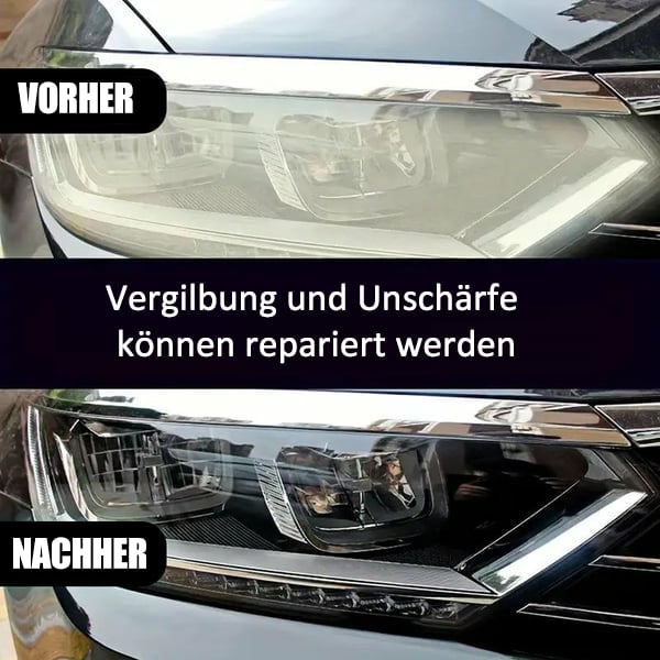 📢 Letzter Tag: Kaufe 1, erhalte 1 GRATIS! 🚘✨ Scheinwerfer-Restaurierungsflüssigkeitsset – Klarer Blick, wie neu!