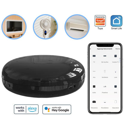 🔥【Limitierte Auflage – 50 % Rabatt】✨WLAN-Alexa-IR-Universalfernbedienung für Smart Home, All-in-One-Hub, Steuerung per App oder Sprachbefehl