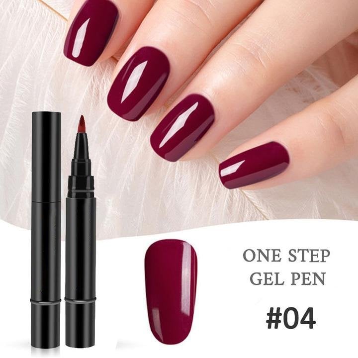 ⏳1 Kaufen, 1 Gratis ! ✨ Ein-Schritt-Nagellackstift • Gratis Mini-UV-Nagellampe