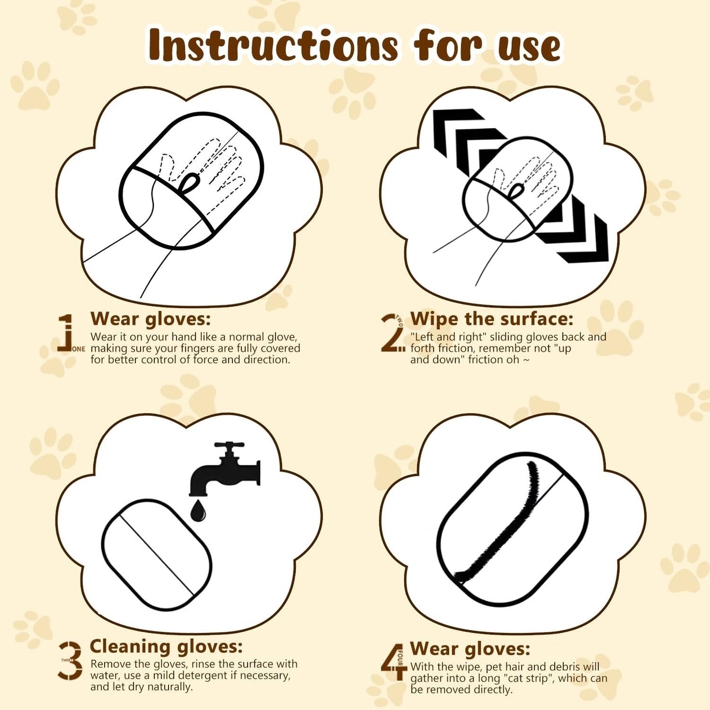 🧤 KAUFEN SIE 1, ERHALTEN SIE 1 GRATIS! ✨ Antistatische Handschuhe – Haustier Haarentfernung, Silikon, Wiederverwendbar 🐾