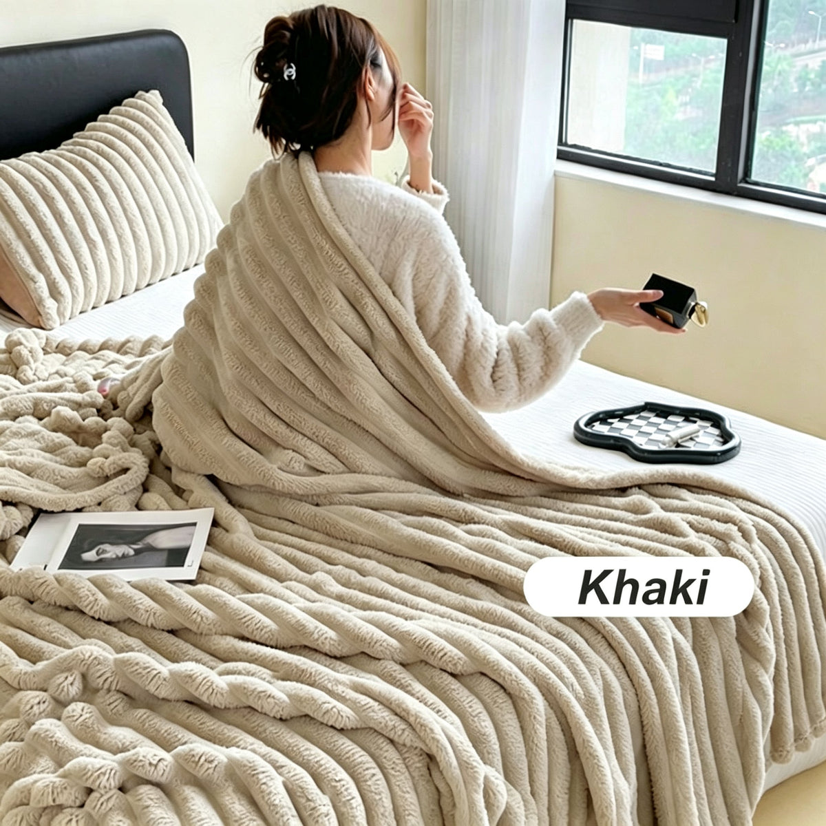 💥🎁Herbst-Sonderangebot: 50% Rabatt!🛋️🛏️Dicke Plüschdecke mit Kaninchenmotiv und Milchvelours-Bezug🫧Kuscheln Sie sich in ultimativen Komfort🫧