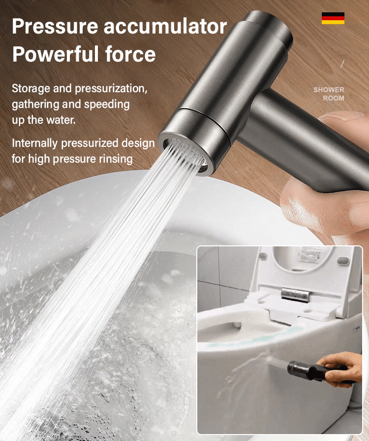 🎁 50 % RABATT! 🚿✨ Hochdruckpistole mit einem Einlass und zwei Auslässen – Effizient & vielseitig 💦🌟