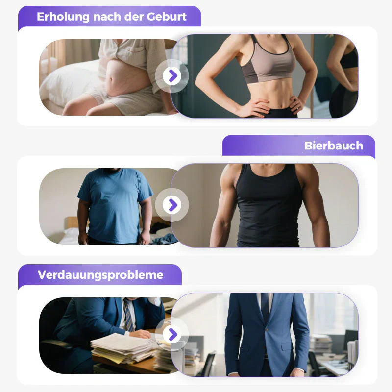 ⏰ Nur noch heute 50% Rabatt! 🟣 3-in-1 Multifunktionaler elektrischer Faszienring mit verstellbarem Gurt, Massage, Fettabbau & Verdauungsförderung für Bauch, Beine, Rücken & Schultern ✨