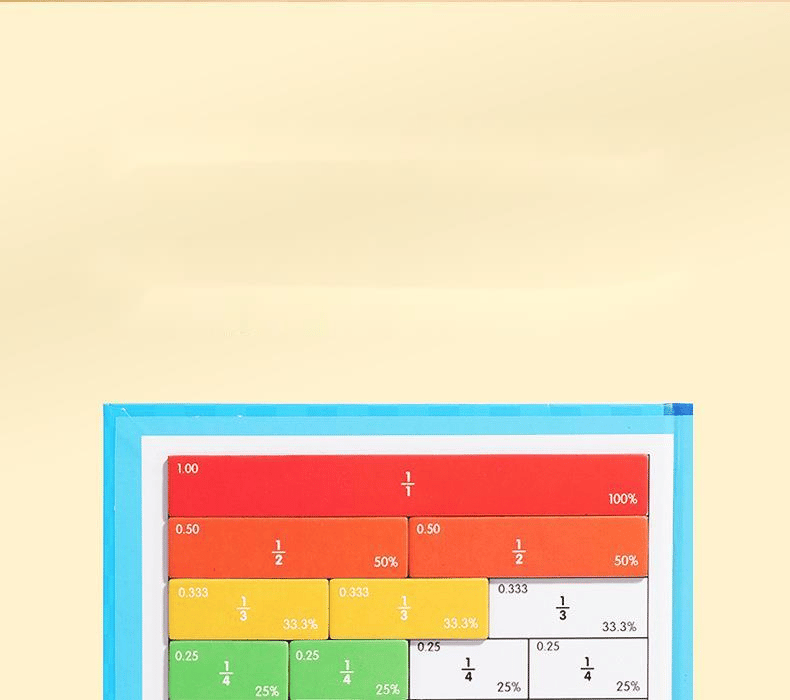 🧩 🎨 Magnetisches Bruchpuzzle für Kinder – Fördert Feinmotorik, Buntes Design & Sicheres Spielen ✨
