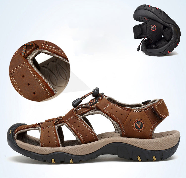 👡 50% RABATT! ☀️ Bequeme Outdoor-Strandschuhe aus Leder – Weich, atmungsaktiv & rutschfest – Perfekt für Strand, Spaziergänge oder den Alltag – stilvoll & langlebig 🏖️🦶✨