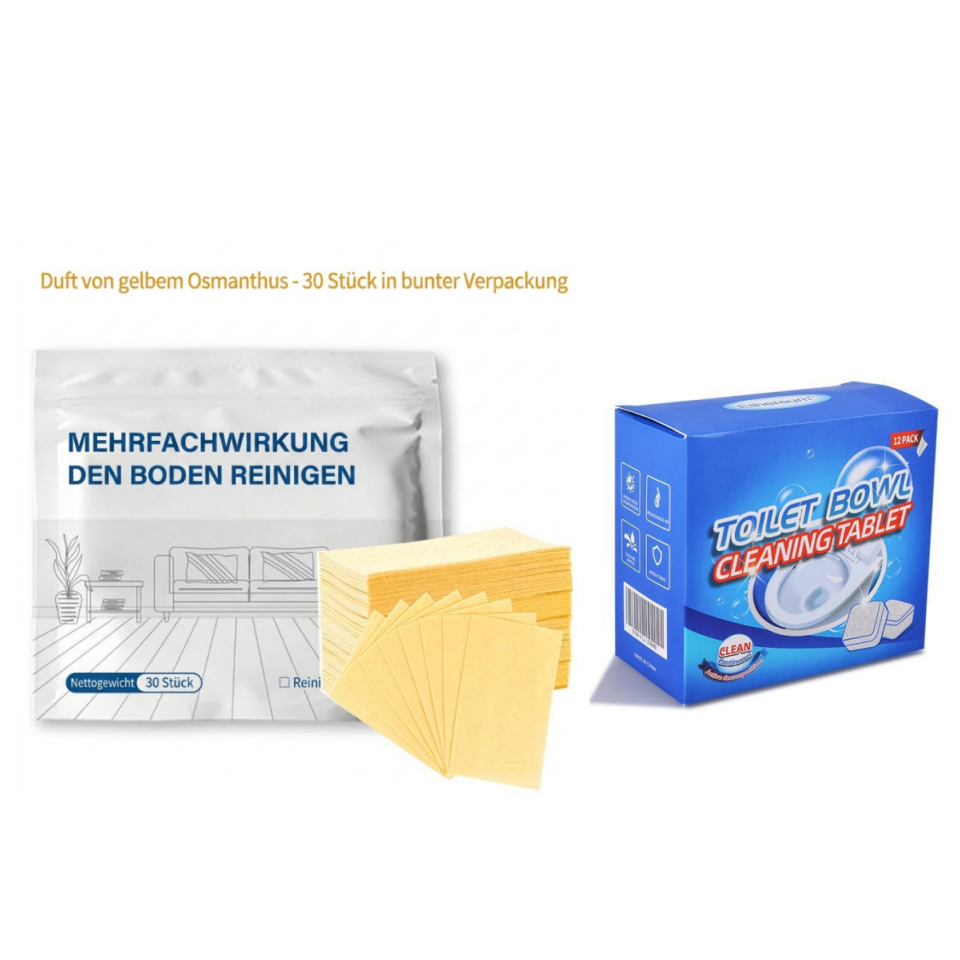 🔥Solange der Vorrat reicht 50 % Rabatt!🎉30-teilige Packung Multi-Effekt-Bodenreinigungstücher
