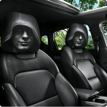 ⏳Zeitlich begrenztes Angebot: 50 % Rabatt⏰ Gruseliger roter Augen-Autokopfstützenbezug👁️‍🗨️🚗