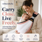 👶 50% RABATT! 🧸 4-in-1-Trage mit atmungsaktivem Mesh – 0–36 Monate, vorne & hinten – Tragekomfort & Nähe, Hände frei ✨