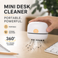 🌀🔥 50% RABATT! Tragbarer Mini-Tischstaubsauger – USB-C aufladbar, kabellos & leise – Perfekt für Schreibtisch, Tastatur, Auto & Krümel im Handumdrehen ✨