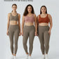 🩲✨ 60% RABATT! Halara UltraSculpt High-Waist Leggings mit Raffung am Gesäß, Bauchkontrolle, formender Wirkung & Taschen – ideal fürs Training 💗
