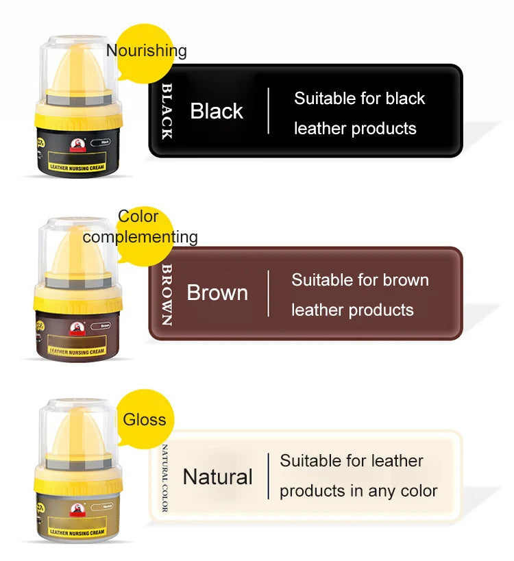 ⏳Begrenzte Zeit 50% Rabatt💥✨【Kaufen Sie 1 und erhalten Sie 1 gratis】✨Flüssige Schuhcreme zur Lederreparaturcreme ✨✨