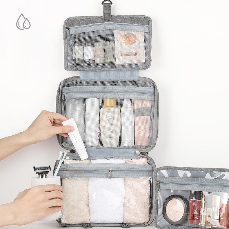 🧴✨ Wasserdichte faltbare Reise-Kosmetiktasche mit Nass- und Trocken-Trennung – Das perfekte Geschenk für Reisende & Beauty-Fans 🎁