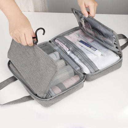 🧴✨ Wasserdichte faltbare Reise-Kosmetiktasche mit Nass- und Trocken-Trennung – Das perfekte Geschenk für Reisende & Beauty-Fans 🎁