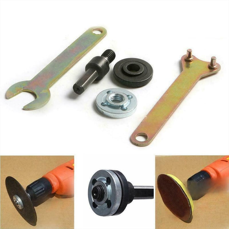 🔧🎁 HEISSVERKAUF: 50% RABATT! Pleuelsatz für Winkelschleifer mit elektrischer Bohrmaschine – Winkelgetriebe-Adapter für präzise 90°-Arbeiten ✨