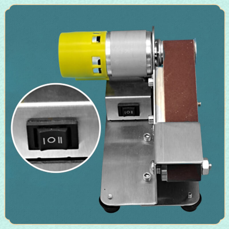 ⚙️🧰 50% RABATT! Mini-Elektrobandschleifer mit Schwabbelrädern – Kompakt, leise & vielseitig – Perfekt für Holzbearbeitung, Modellbau, Messerschärfen & Metallpolitur ✨