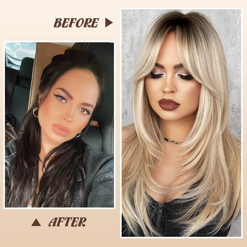 💥💇‍♀️ 50% RABATT FÜR BEGRENZTE ZEIT! Layered Pony Lange Perücke – Voluminös, natürlich & in verschiedenen Farben erhältlich 💕