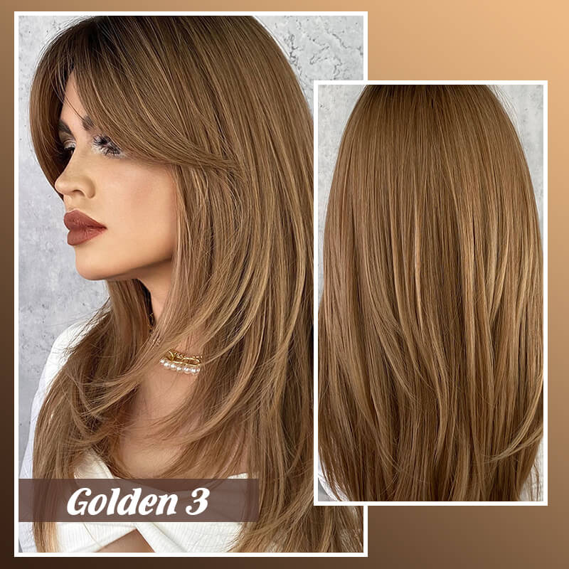 💥💇‍♀️ 50% RABATT FÜR BEGRENZTE ZEIT! Layered Pony Lange Perücke – Voluminös, natürlich & in verschiedenen Farben erhältlich 💕