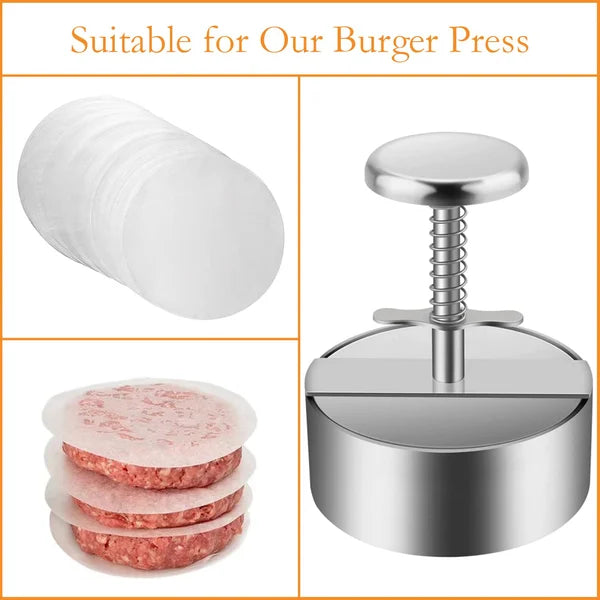 🍔 50% RABATT JETZT! Manuelle Fleischpresse für Burger Patties – Aus 304 Edelstahl, Spülmaschinenfest & Antihaft ✨