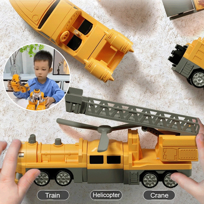 🔥Black-Friday-Mega-Angebot – 50 % Rabatt!🔥Magnetisches Transformation Technik Auto Zusammengebautes Spielzeug