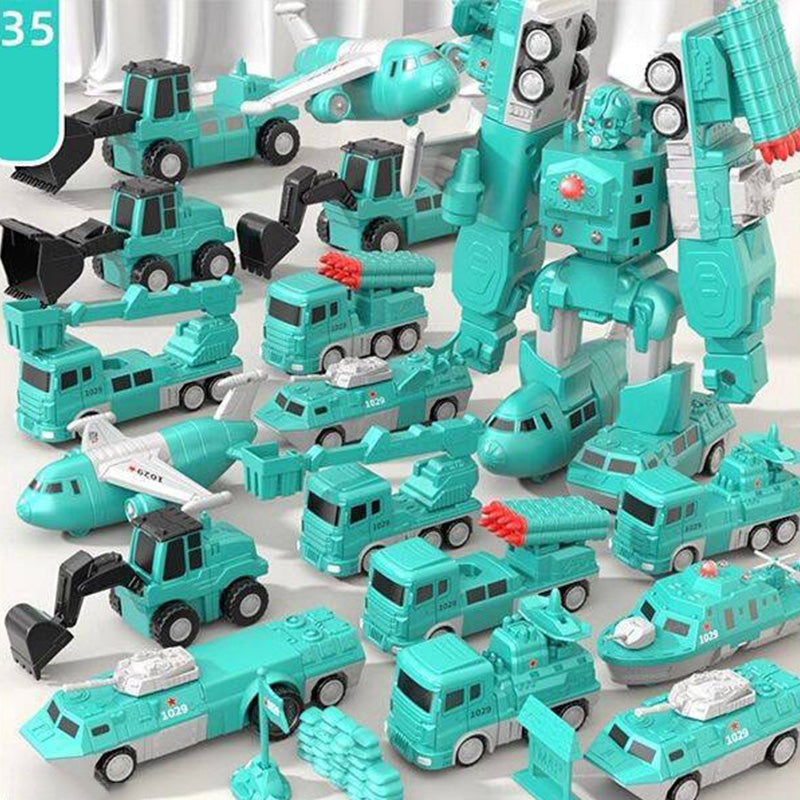 🔥Black-Friday-Mega-Angebot – 50 % Rabatt!🔥Magnetisches Transformation Technik Auto Zusammengebautes Spielzeug