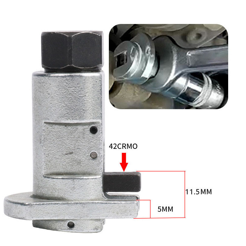❄️ Sommerfrische 50 % Rabatt!🔧Federbeinspreizer-Werkzeug – 17 mm Stoßdämpfer-Demontage-Stecknuss für Autowartung & DIY-Reparatur