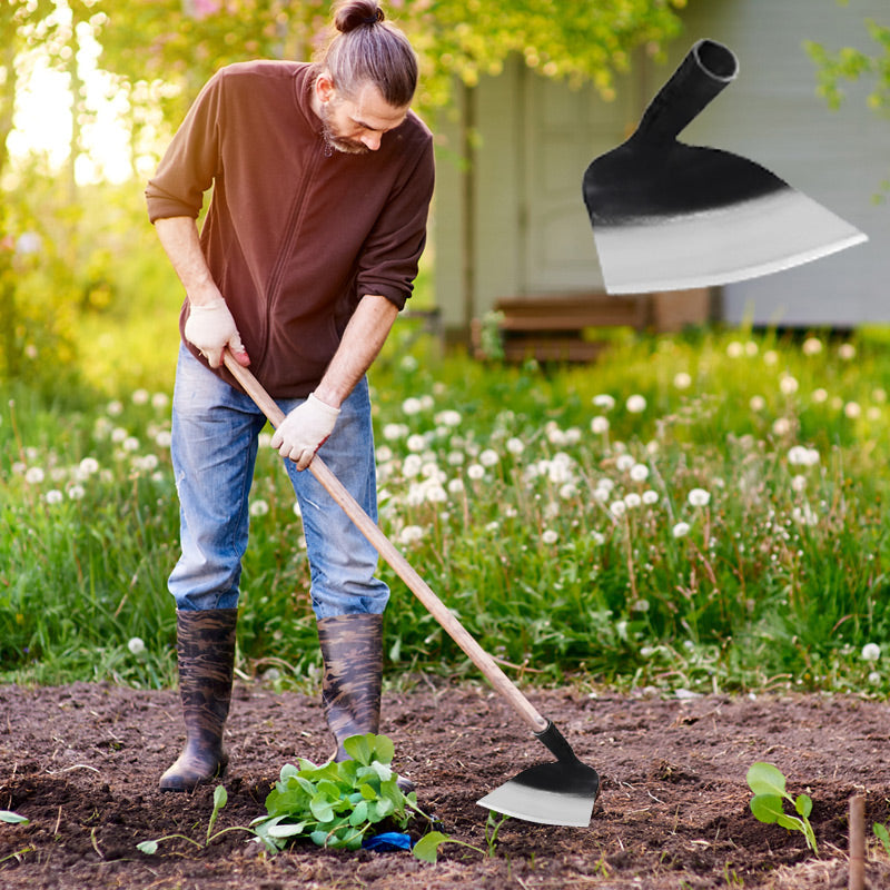 ⛏️ 50% RABATT! 🌿 Heavy-Duty Stahl-Unkrautjäte – Robuster Kopf, witterungsbeständig & effizient – Ideal für Gartenarbeit & Landwirtschaft ✨