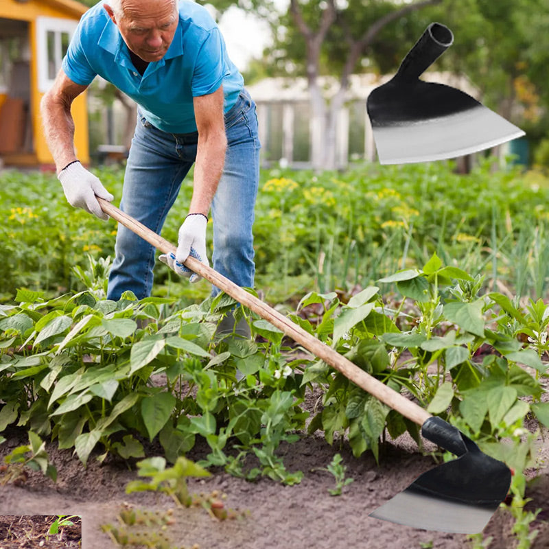 ⛏️ 50% RABATT! 🌿 Heavy-Duty Stahl-Unkrautjäte – Robuster Kopf, witterungsbeständig & effizient – Ideal für Gartenarbeit & Landwirtschaft ✨