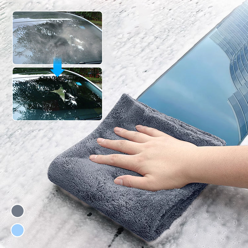 💧 "Twisted" XXL Auto-Trockentuch – Hochdichte Mikrofaser mit 1800 GSM, weltweit saugstärkstes Auto-Pflegetuch