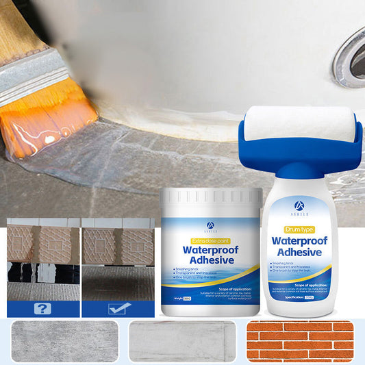 🧴✅ 2026 NEUES UPGRADE! Transparenter wasserfester Kleber mit Walzenpinsel – Stark, flexibel & tropffrei – Perfekt für Reparaturen, Basteln & Abdichten 💦✨