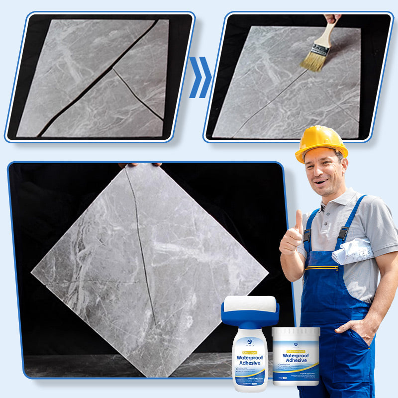🧴✅ 2026 NEUES UPGRADE! Transparenter wasserfester Kleber mit Walzenpinsel – Stark, flexibel & tropffrei – Perfekt für Reparaturen, Basteln & Abdichten 💦✨