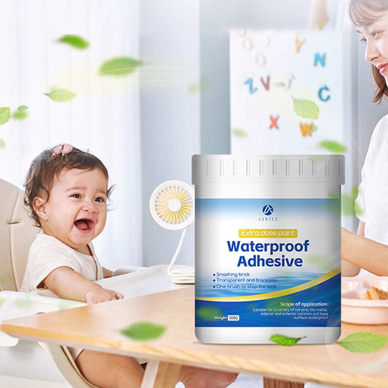 🧴✅ 2026 NEUES UPGRADE! Transparenter wasserfester Kleber mit Walzenpinsel – Stark, flexibel & tropffrei – Perfekt für Reparaturen, Basteln & Abdichten 💦✨