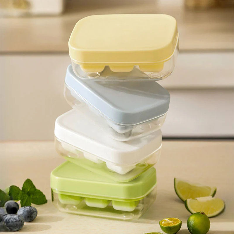 ❄️🧊 Mini-Eiswürfelform mit 6 Fächern – Lebensmittelecht, flexibel & leicht zu lösen – Perfekt für Getränke, Smoothies und Cocktails 🍹