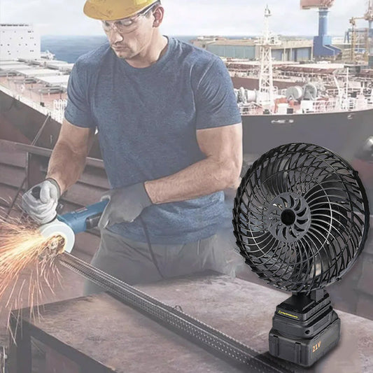 🏕️🔋 50% RABATT! 8-Zoll Batteriebetriebener Outdoor Camping Ventilator – Leise, standfest & perfekt für Zelt, Picknick & heiße Nächte 🌬️✨